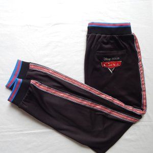 Disney Robert Graham Fast & Fun PIXAR Cars Graphic Jogger Pants Black Size M NWT